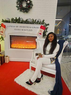 Hair installed by stylist, Alexis.