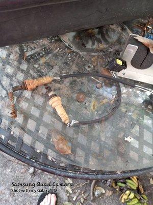 This is the Co2 sensor that I was told they replaced. Hmm sure looks new doesn't