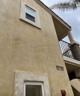 Poor maintenance on outside of the building