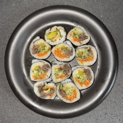 K-Street Food Sushi King tasty Beef Kimbap