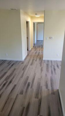 Our hallways with extra lighting!