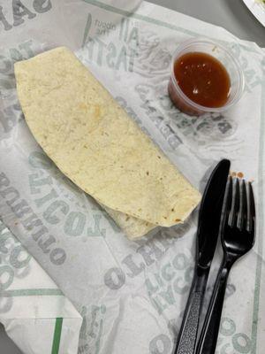 Bean and Cheese Burrito