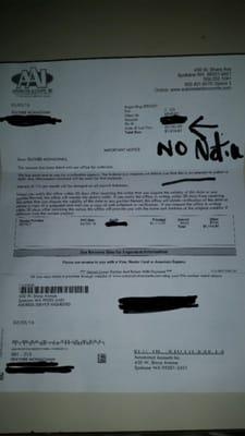 Thank you for the late notice and hassle.