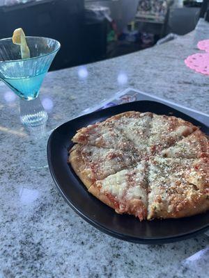 Naan Garlic Bread Pizza