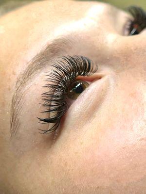 Volume lash extensions