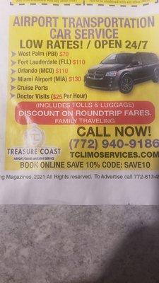 A-Treasure Coast Limousine Service