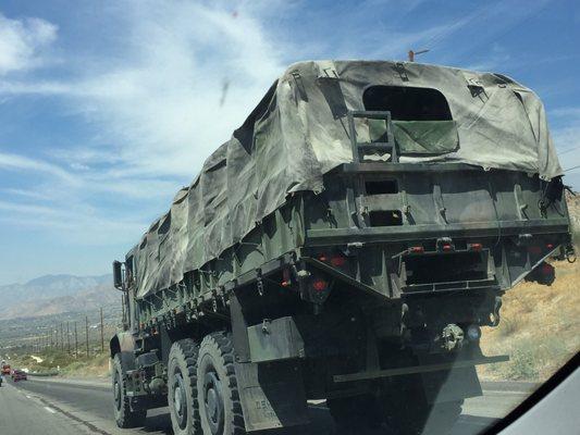 07.13.17 familiar sights on Interstate 10 because of the military bases