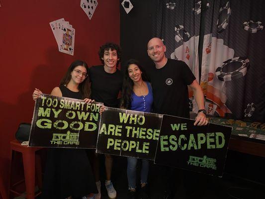 Escape the Cape Escape Rooms