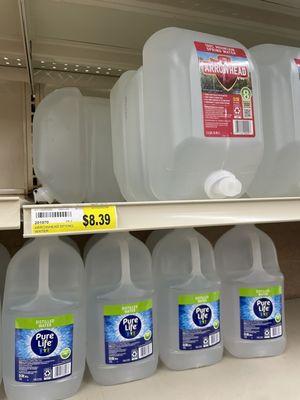 Boil water notice at a campground near by sees these go from 3-something to over $8 in a day.