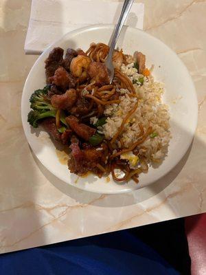 This is my first plate. Going back for more.