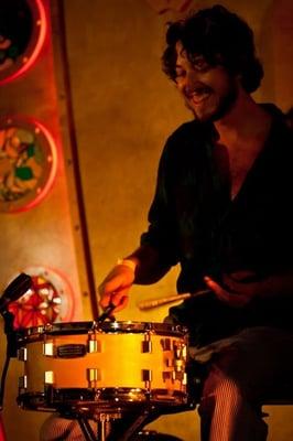 Alan Eckert performing at Art Outside festival 2011