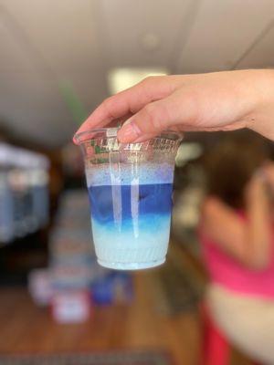 butterfly pea flower latte