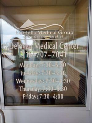 Medical Center operating hours