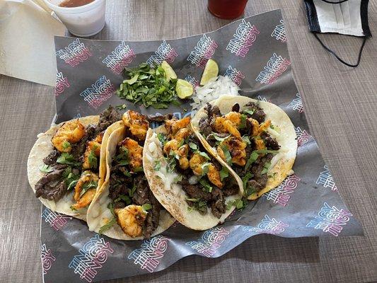 Surf and Turf tacos