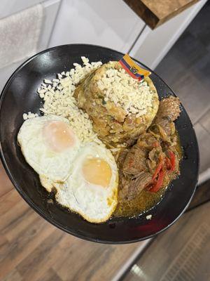 Tigrillo con Bistec de Carne