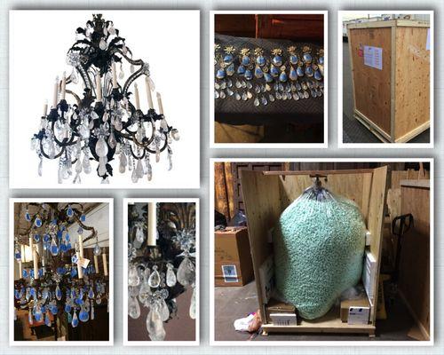 Large Chandelier crate