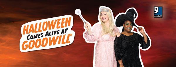 Thrift your boo-tiful look this Halloween! From costumes to spooky décor, you'll find frightfully good deals at Goodwill