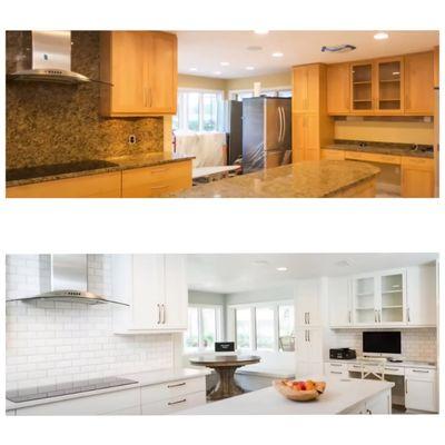 It's amazing! you don't have to spent a lot to modernize your kitchen, allow us to design something to your budget.