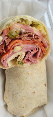 Italian ... Nakia D style (pickles,bacon, and ranch in a wrap)