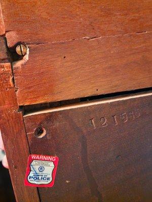 We want to know what it's worth and how much we could get if we sold it? Do you have any information about that?