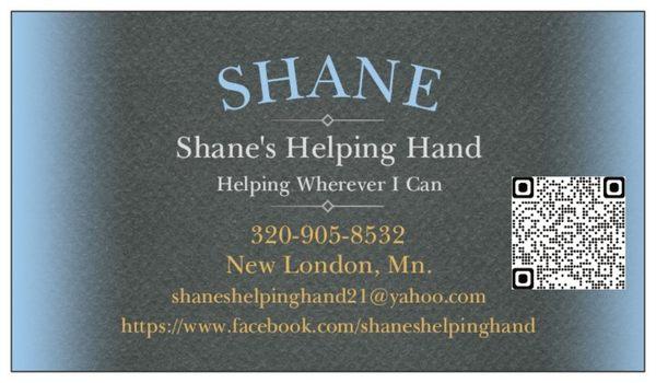 Shane's Helping Hand