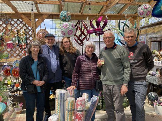 Paradise Patio with family visiting from Denmark!