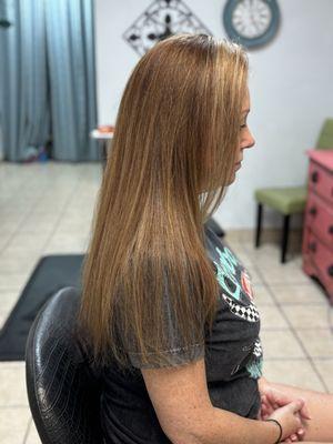 Smooth fall transitions.