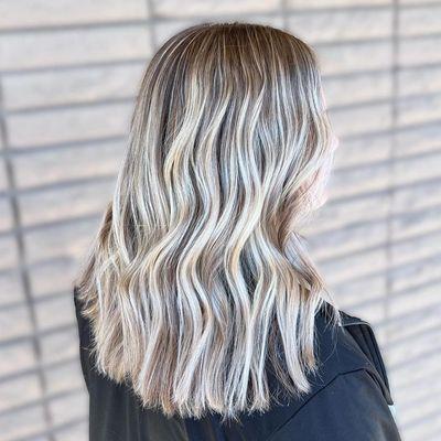 Hair extensions and color match