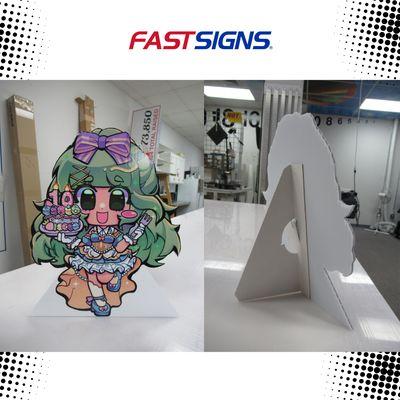 Free-standing Coroplast Cut-out