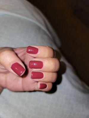 Lam did my gel manicure