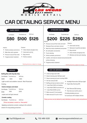 Las Vegas Mobile Detail