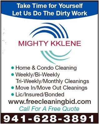 FREE CLEANING QUOTE