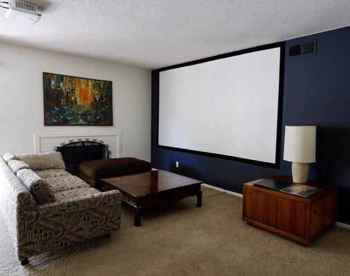 Theatre room wall