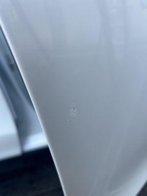 Went through the car wash and came out with awful paint scratch, beware!!