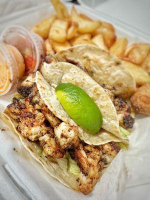 Blackened Shrimp Tacos