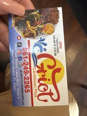 Griot Carribean plus