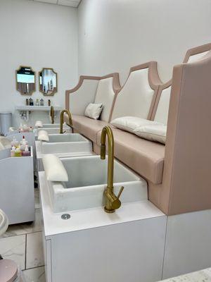 No massage chairs but definitely a whole vibe.