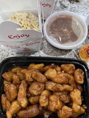 Peanut butter chicken