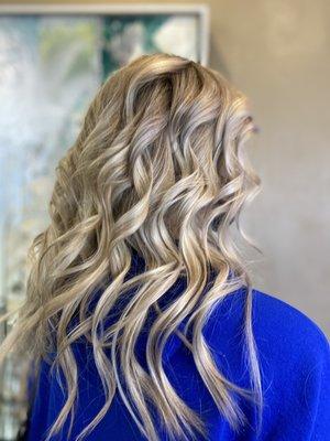 Balayage from box color