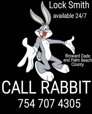 Call RABBIT LOCK SMITH