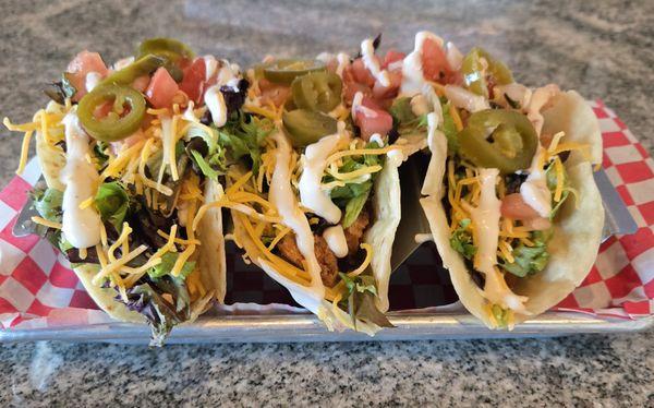 Fried Chicken Tacos