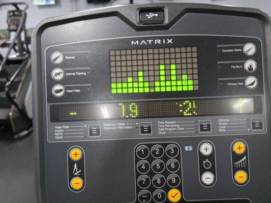 Great warm up on the elliptical