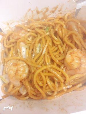 shrimp lo mein