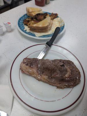 Another steak, cooked perfectly as we ordered