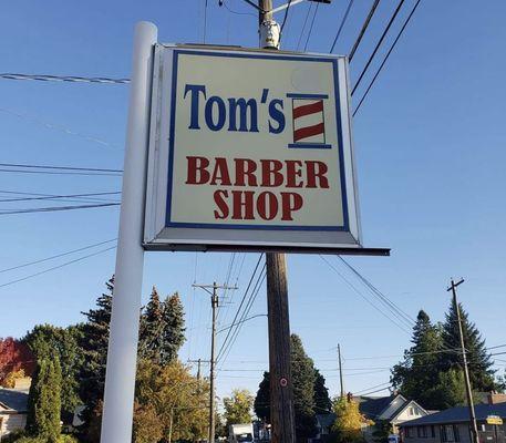 Tom's barber shop