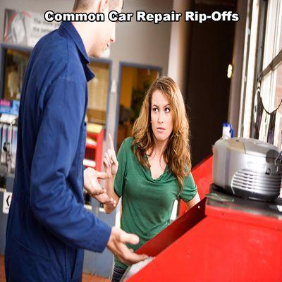 Beware these car repair ripoffs. https://www.goamericanautocare.com/common-car-repair-rip-offs