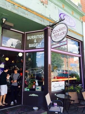 Cookies with Altitude. Need I say more? We stumbled upon this road tripping/backpacking/camping through Colorado.