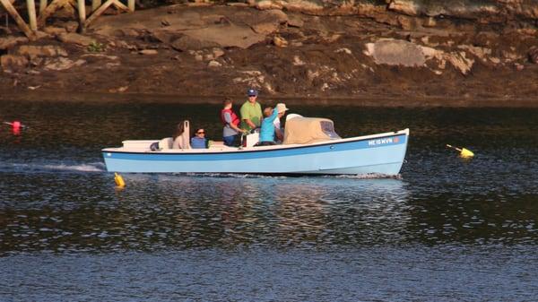 Out for a family outing in the Handy Billy 21