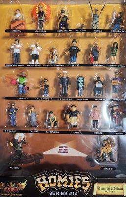 Series 14 homies set of 26! Frank collection took me back to my childhood! I miss the 80s and 90s!!!