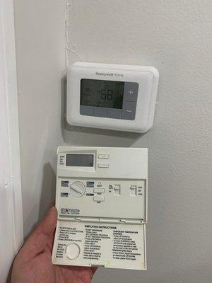 New thermostat
